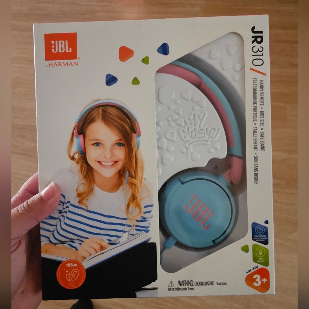 JBL Kids Blue and Pink Headphones